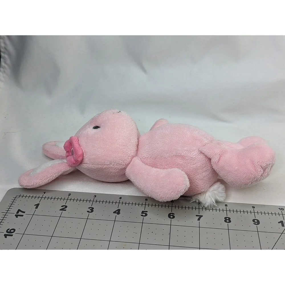 Carters Pink Rabbit Plush 10 Inch Rattle‎ Just One You Stuffed Animal Toy